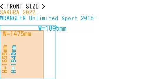 #SAKURA 2022- + WRANGLER Unlimited Sport 2018-